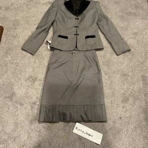 Isabella Demarco Blazer, And Skirt Suit With A Little Crop Fit Size 6